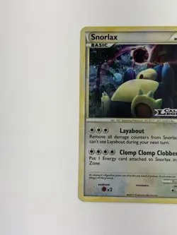 Pokemon TCG Snorlax 33/95 Call Of Legends Stamped Holo Rare Heavily Played - Image 5