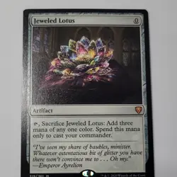MTG Wizards Jeweled Lotus Artifact Mythic Foil Commander Legends 319 2020 Eng - Image 3