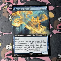 Enduring Curiosity (Extended Art) Duskmourn: House of Horror Regular - Image 1