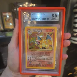 Charizard Holo 4/102 BGS 8.5 Base Set WOTC Pokemon 1999 Rare Vintage - Image 1