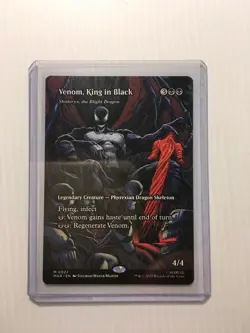MTG Venom, King in Black (Borderless) Spider-Man Mythic Regular #22 NM MTG - Image 3