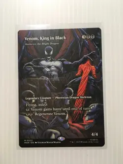 MTG Venom, King in Black (Borderless) Spider-Man Mythic Regular #22 NM MTG - Image 4