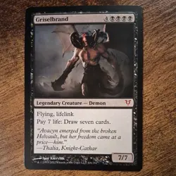 MTG Griselbrand, Avacyn Restored #106, Legendary Creature, Excellent Condition - Image 1