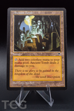 Ancient Tomb: 1997 Magic the Gathering - Tempest Regular - Image 1