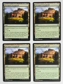 X 4 Bretagard Stronghold NM-M 253 KHM Kaldheim Magic the Gathering MTG - Image 1