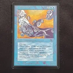Magic: The Gathering Air Elemental Creature Blue Limited Beta Uncommon English - Image 1