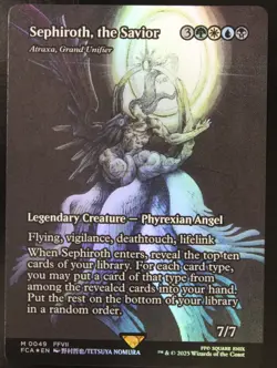 Sephiroth, the Savior - Atraxa, Grand Unifier (Showcase) Final Fantasy LP Foil - Image 1