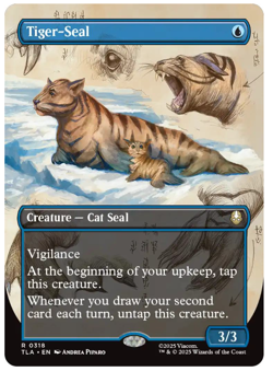 Tiger-Seal - Borderless Avatar MTG - Image 1