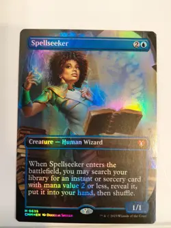 Spellseeker (Borderless) Commander Masters Foil - Image 1