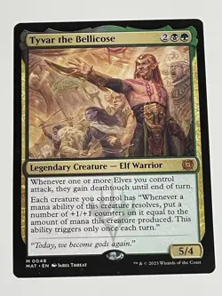 Tyvar the Bellicose - March Of The Machine: Aftermath - Regular - MTG￼ - Image 2