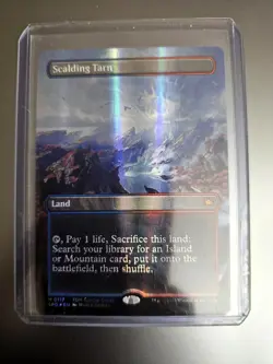 Magic the Gathering #117 Scalding Tarn Bordrless Dragonscale Foil- Special Guest - Image 3