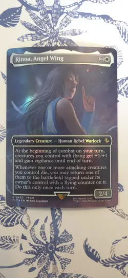 Rinoa, Angel Wing (Borderless) Commander: Final Fantasy Foil - Image 1