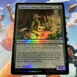 Unlucky Cabbage Merchant [Foil] #201 Magic Avatar: The Last Airbender NP MTG - Image 1