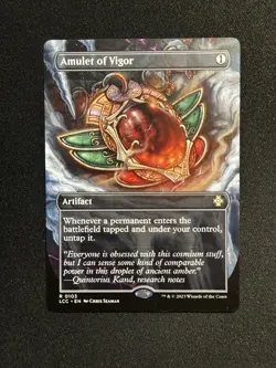 Amulet of Vigor (Borderless) Commander: the Lost Caverns of Ixalan Regular - Image 1