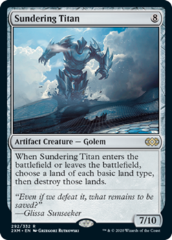 Sundering Titan - Double Masters #292/332 MTG Magic The Gathering - Image 1