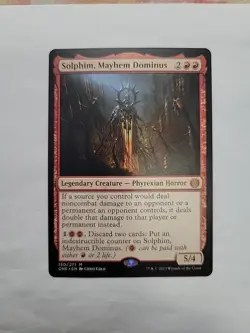 MTG - Solphim, Mayhem Dominus ONE Regular M#150 - Image 1