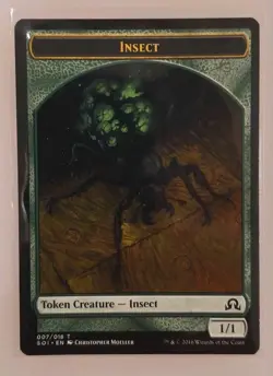 Insect Token - Shadows Over Innistrad #007/018 MTG Magic The Gathering - Image 1