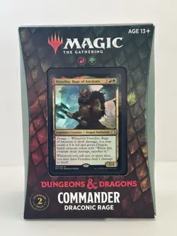 MTG Draconic Rage Commander Deck Sealed Dungeons and Dragons - Image 1