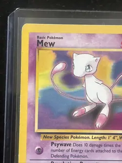 COMBINE P&P Mew #8 Pokemon Black Star Promo 8 - MP USED - Image 2