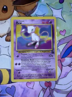 Mew - 8 - WOTC Black Star Promo -MP - Pokemon Card - Image 1