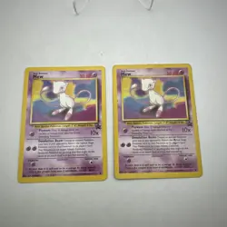 Mew 8 Black Star Promo Lot Of 2 - Pokemon WoTC - English LP/MP - Image 1