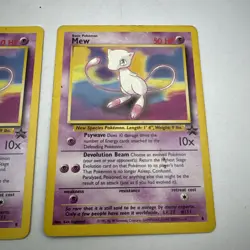 Mew 8 Black Star Promo Lot Of 2 - Pokemon WoTC - English LP/MP - Image 3