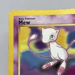 Mew 8 Black Star Promo Pokemon Card Base WOTC mp - Image 2