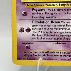 Mew 8 Black Star Promo Pokemon Card Base WOTC mp - Image 5