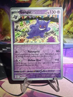 Gengar Reverse Holo Pokemon Card 094/165 Rare Sv: Scarlet & Violet 151 NM - Image 1