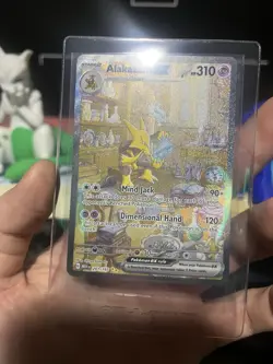 Pokemon Alakazam EX TCG Card 201/165 SV Scarlet & Violet 151 NM Condition - Image 4