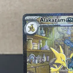 Alakazam ex 201/165 - SV: Scarlet & Violet 151 - SIR - Pokemon TCG - NM - Image 3