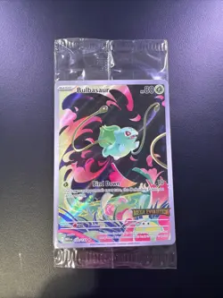 Pokemon Bulbasaur 133/132 English Mega Evolution Stamped Promo SEALED - Image 1