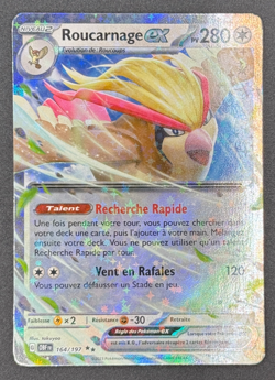 CARTE POKEMON ROUCARNAGE EX 164/197 🇫🇷 FR 🇫🇷 FLAMMES OBSIDIENNES EV3 - Image 1