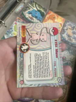 Pokemon TCG Topps Mew #151 Blue Logo 1st Ed Nm Non Holo 1999 Vintage - Image 2