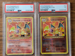 2x 2016 Pokemon XY Evolutions PSA 1 Charizard Holo & Reverse Foil #11 Sequential - Image 1
