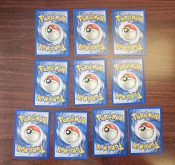 Pokemon Unown Neo Destiny Vintage Card Lot 10 Nintendo Basic English 2002 - Image 2