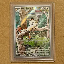 Pokemon TCG | Meowth | ME02: Phantasmal Flames Holo Illustration Rare 106/094 - Image 1