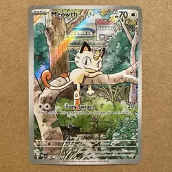 Pokemon TCG | Meowth | ME02: Phantasmal Flames Holo Illustration Rare 106/094 - Image 2