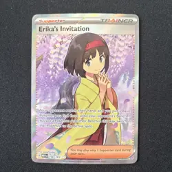 Pokemon TCG Erika's Invitation 196/165 Scarlet & Violet 151 Holo Ultra Rare - Image 1