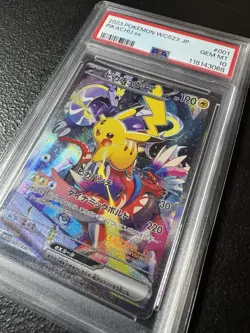 2023 Pokemon WCS23 JP #001 Pikachu Ex PSA 10 GEM MINT - Image 2