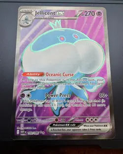 Jellicent ex 160/086 Full Art Ultra Rare - White Flare Pokemon TCG - NM - Image 1