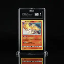 Pokemon 2017 Sun & Moon Black Star Promo SM70 Shining Ho-Oh TAG Graded 8 - Image 1