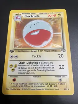 Pokemon TCG Electrode Jungle 2/64 Holo 1999-2000 Wizards Base Set 1st Edition - Image 1