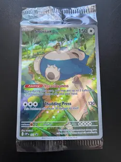 Snorlax SVP051 - S&V 151 SEALED Black Star Promo - Illustration Rare Pokemon TCG - Image 3