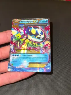 MEGA Primal Kyogre EX (55/160) - Primal Clash Holo Rare 2014 Pokemon TCG DAMAGED - Image 2