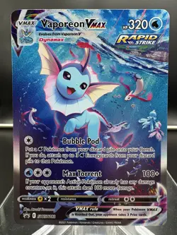 2021 Pokemon TCG - Vaporeon Vmax - Sword & Shield Promo No. SWSH182 | Nm-Mt - Image 1