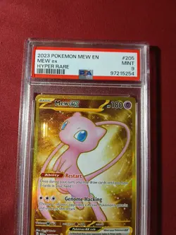 Mew Ex Gold Hyper Rare 2023 Pokemon English PSA 9 #205 - Image 4