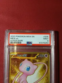 Mew Ex Gold Hyper Rare 2023 Pokemon English PSA 9 #205 - Image 5