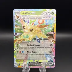 Leafeon ex 006/131 Sv: Prismatic Evolutions Holo Pokemon TCG NM Pack Fresh - Image 1