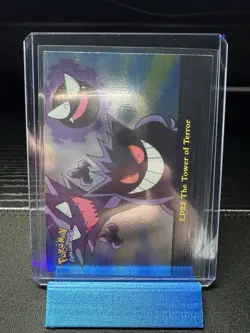 2000 Topps Pokemon TV Animation Gengar #EP22 The Tower of Terror Holo Foil - Image 1